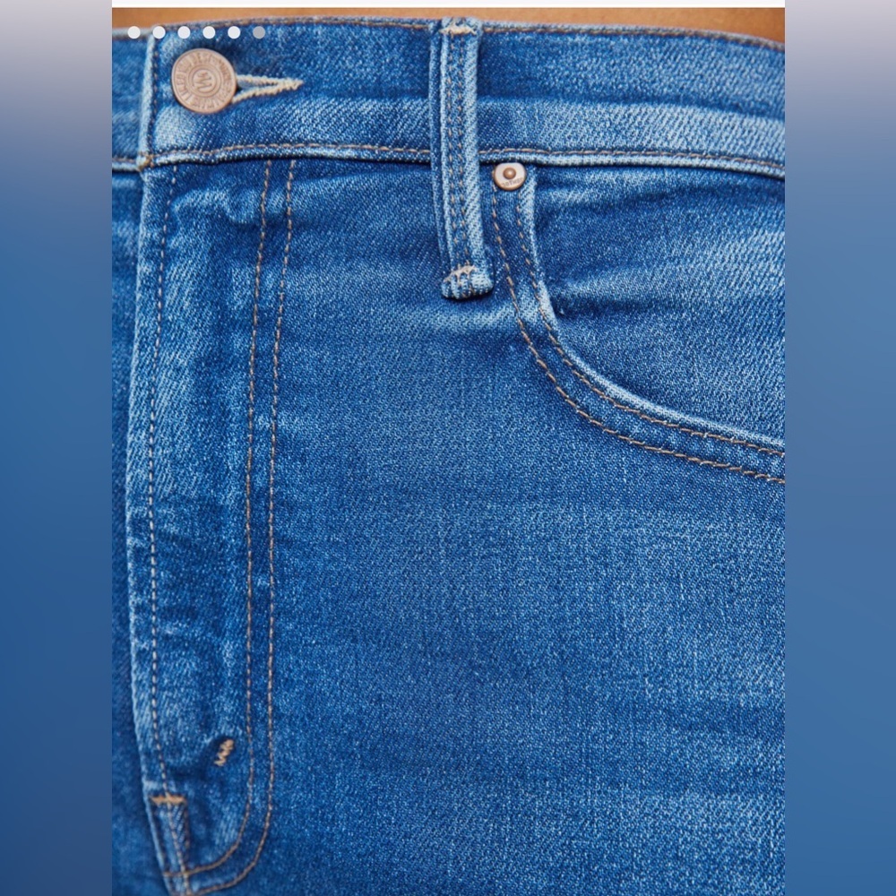 Mother High Waisted Straight Leg Jeans l 28 - Picture 5 of 11